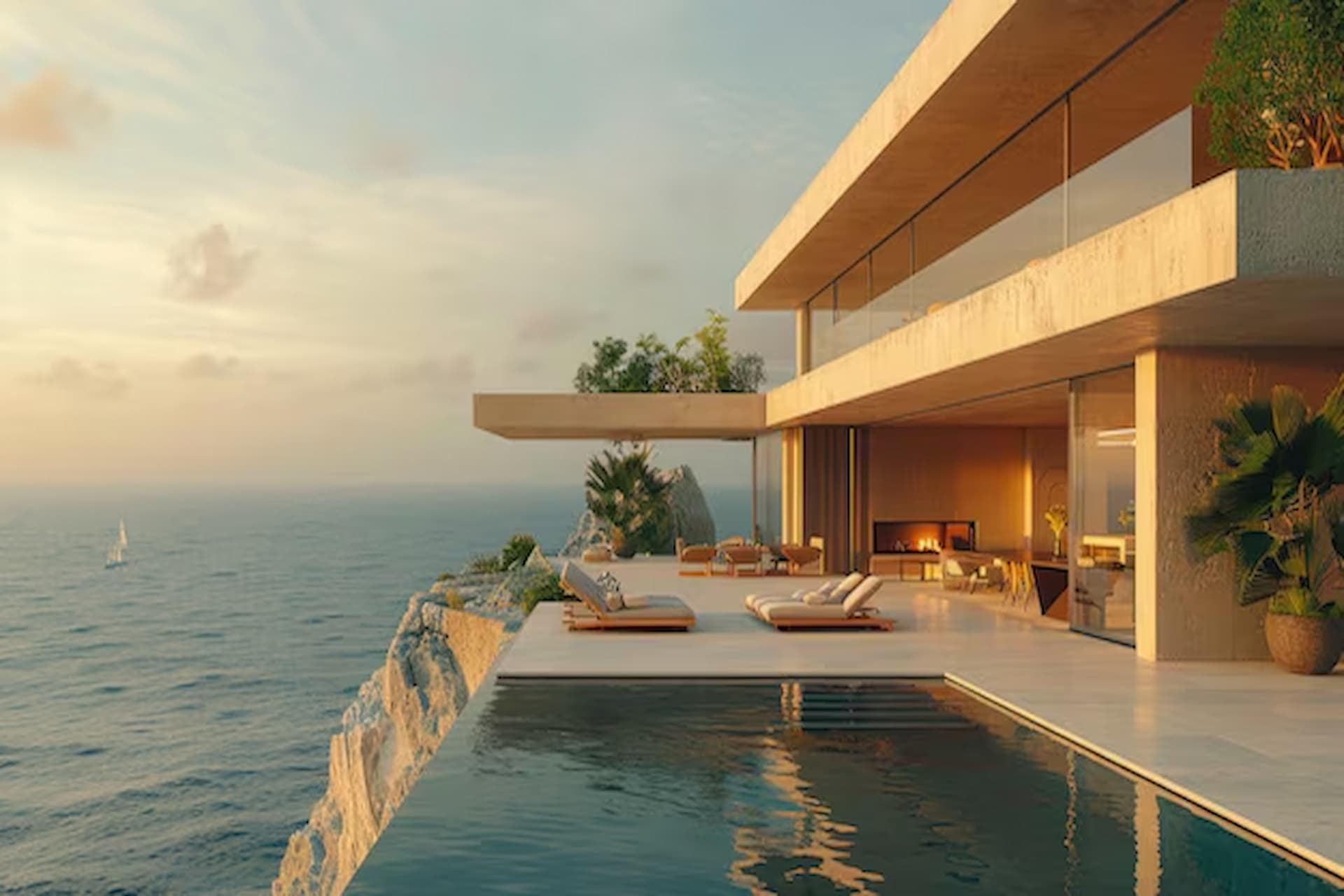 Concrete Pool Edge